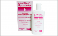 HAMILTON hydro LOTION<BR> moisturizing, 200 ml